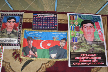 Şəhid Əhliman Mehdiyevin və Alik Musayevin 5-ci ildönümü mərasimləri qeyd olunub