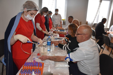 İmişlidə 16.01.2026-cı il tarixdə qanvermə aksiyası keçirilib