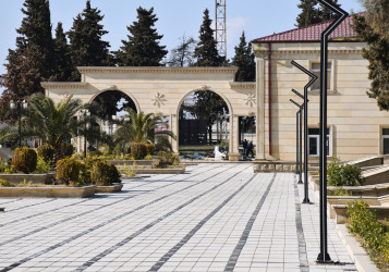 Heydər Əliyev adına istirahət parkında əsaslı təmir-bərpa işləri davam etdirilir