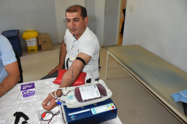 İmişlidə 05.06.2025-ci il tarixdə qanvermə aksiyası keçirilib