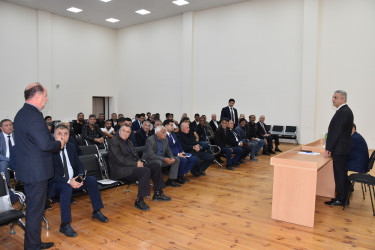İcra başçısının növbəti səyyar görüşü 23.09.2025-ci il tarixdə Qızılkənd kəndində keçirilib