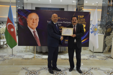 YAP İmişli rayon təşkilatının təsis olunmasının 33 illiyinə həsr olunmuş tədbir keçirilib