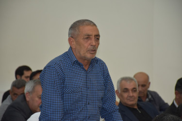 İcra başçısının növbəti səyyar görüşü 23.09.2025-ci il tarixdə Qızılkənd kəndində keçirilib