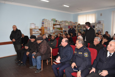 Çaxırlı kəndində 18.02.2025-ci il tarixdə səyyar görüş baş tutub