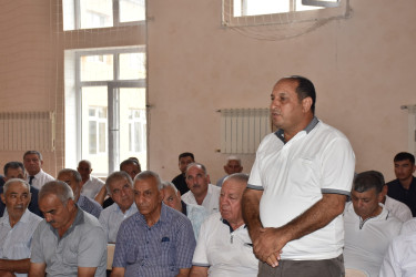 Məzrəli kəndində 28.07.2025-ci il tarixdə vətəndaşlarla səyyar görüş keçirilib