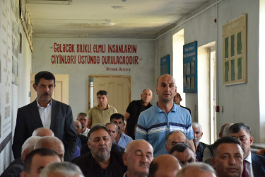 Vətəndaşlarla növbəti səyyar qəbul 20.05.2025-ci il tarixdə Otuziki kəndində keçirilib