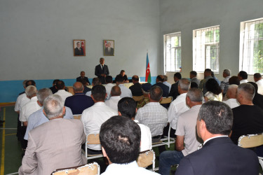 Bəhrəmtəpə qəsəbəsində 10.06.2025-ci il tarixdə vətəndaşlarla səyyar görüş keçirilib
