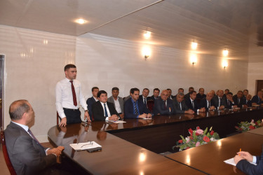 İmişlidə kənd təsərrüfatı statistikasının aparılması ilə bağlı görüş keçirilib