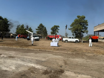 İmişlidə 18.09.2026-cı il tarixdə FHN-nin Muğan Regional Mərkəzi tərəfindən kompleks mülki müdafiə təlimi keçirilib