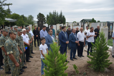 Şəhid Seymur Əzizalıyevin ailəsi doğum günündə ziyarət olunub