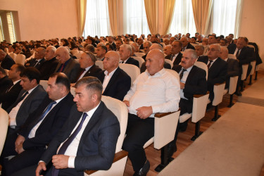 İmişlidə Prezident İlham Əliyevin Yeni Azərbaycan Partiyasının VIII Qurultayındakı çıxışından irəli gələn vəzifələrə həsr olunmuş konfrans keçirilib