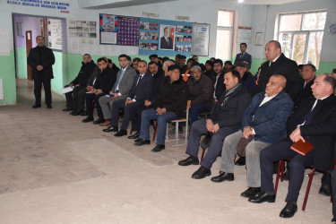 Hacırüstəmli kəndində 24.02.2026-cı il tarixdə vətəndaşlarla səyyar görüş baş tutub