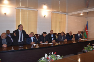 İmişlidə Qarabağ suvarma kanalının yenidən qurulması ilə bağlı ictimai müzakirə aparılıb