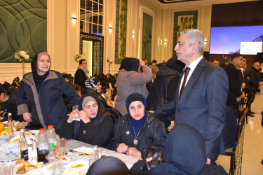Şəhid ailələri və qazilərin iştirakı ilə İmişlidə iftar məclisi təşkil olunub