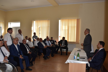 Soltanmuradlı kəndində 12.08.2025-ci il tarixdə vətəndaşlarla səyyar görüş keçirilib