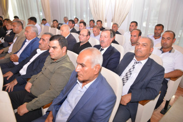 İmişlidə Prezident İlham Əliyevin Yeni Azərbaycan Partiyasının VIII Qurultayındakı çıxışından irəli gələn vəzifələrə həsr olunmuş konfrans keçirilib