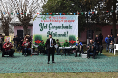 İmişli rayonunun Məzrəli kəndində Yel çərşənbəsi münasibətilə bayram tədbiri keçirilib