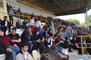 İmişli şəhər stadionu əsaslı təmirdən sonra idmançıların istifadəsinə verilib