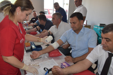 İmişlidə 05.06.2025-ci il tarixdə qanvermə aksiyası keçirilib