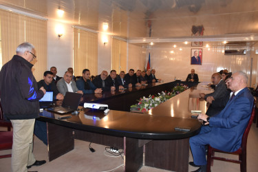 İmişlidə Qarabağ suvarma kanalının yenidən qurulması ilə bağlı ictimai müzakirə aparılıb