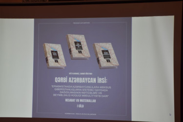 İmişlidə “Qərbi Azərbaycan İrsi” kitabının I cildinin təqdimatı keçirilib