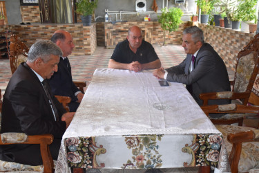 Qurban bayramı ərəfəsində şəhid ailələri ziyarət edilib