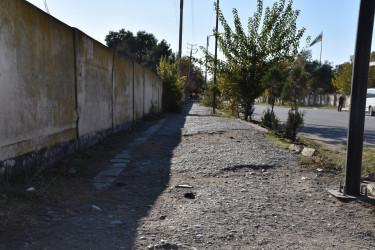 İmişli şəhərinin Aşıq Ələsgər küçəsinin piyada səkilərində yenidənqurma işləri başa çatdırılıb