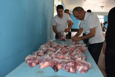 İmişlidə Qurban bayramı münasibətilə bayram sovqatları paylanılıb