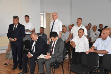 İcra başçısının növbəti səyyar görüşü 07.07.2026-cı il tarixdə rayonun Bəcirəvan kəndində keçirilib