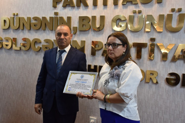 YAP İmişli rayon təşkilatının 32 illiyinə həsr olunmuş “Uğurlu gələcək, işıqlı sabah” adlı tədbir keçirilib