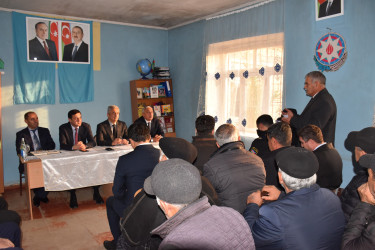 Ağamalılar kəndində 16.12.2025-ci il tarixdə vətəndaşlarla səyyar görüş baş tutub
