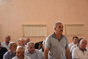 Məzrəli kəndində 28.07.2025-ci il tarixdə vətəndaşlarla səyyar görüş keçirilib