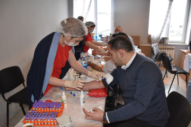 İmişlidə 16.01.2026-cı il tarixdə qanvermə aksiyası keçirilib