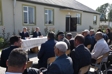 Vətəndaşlarla növbəti səyyar qəbul 05.05.2025-ci il tarixdə Otuziki kəndində keçirilib