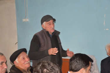 Ağamalılar kəndində 16.12.2025-ci il tarixdə vətəndaşlarla səyyar görüş baş tutub