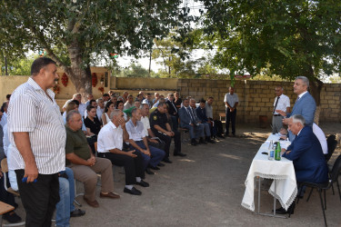 İmişli şəhərində 06.08.2024-cü il tarixdə vətəndaşlarla səyyar görüş baş tutub