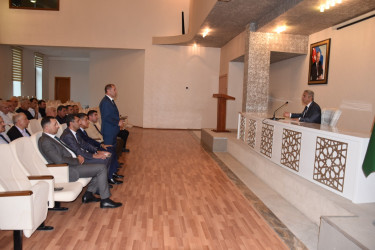 İmişlidə ipəkçilik, baramaçılıq və müasir suvarma texnologiyalarının inkişafına həsr olunmuş görüş keçirilib