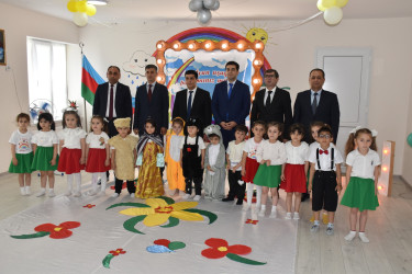 İmişlidə uşaq bağçasının əsaslı təmirdən sonra açılış tədbiri keçirilib