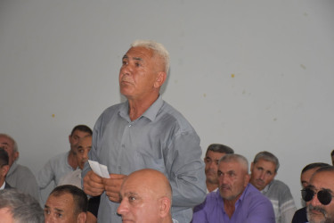 İcra başçısının növbəti səyyar görüşü 07.07.2026-cı il tarixdə rayonun Bəcirəvan kəndində keçirilib