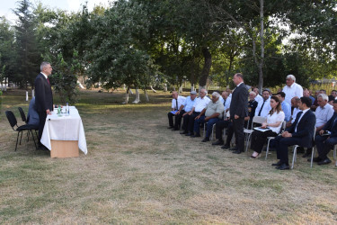 Cavadxanlı kəndində 25.08.2026-cı il tarixdə vətəndaşlarla səyyar görüş keçirilib