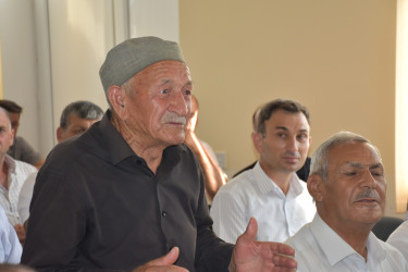 Soltanmuradlı kəndində 12.08.2025-ci il tarixdə vətəndaşlarla səyyar görüş keçirilib