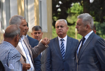 Bəhrəmtəpə qəsəbəsində 10.06.2025-ci il tarixdə vətəndaşlarla səyyar görüş keçirilib