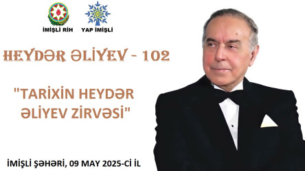 İmişlidə Ümummilli Lider Heydər Əliyevin anadan olmasının 102-ci ildönümü qeyd olunub