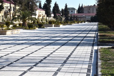Heydər Əliyev adına istirahət parkında əsaslı təmir-bərpa işləri davam etdirilir