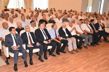 Avqustun 18-də İmişli Rayon Ağsaqqallar Şurasının hesabat konfransı keçirilib