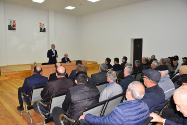 Muradxanlı kəndində 17.02.2026-cı il tarixdə vətəndaşlarla səyyar görüş baş tutub