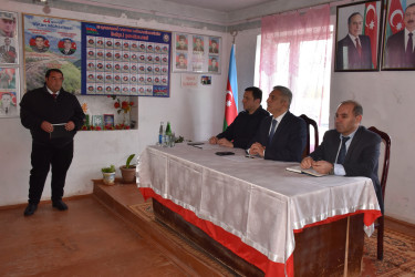 İcra başçısının növbəti səyyar görüşü 14.04.2026-cı il tarixdə Qulubəyli kəndində keçirilib