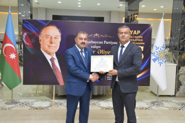 YAP İmişli rayon təşkilatının təsis olunmasının 33 illiyinə həsr olunmuş tədbir keçirilib