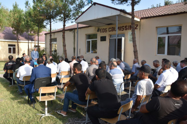 Qaraqaşlı kəndində 02.09.2025-ci il tarixdə vətəndaşlarla səyyar görüş keçirilib