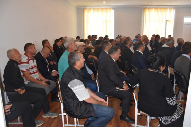 İcra başçısının növbəti səyyar görüşü 14.10.2025-ci il tarixdə rayonun Bəcirəvan kəndində keçirilib